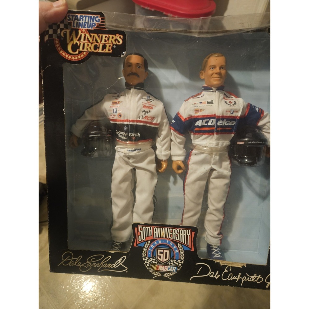 Nascar 1998 Winners Circle Dolls Dale Earnhardt/ Dale Earnhardt Jr. NIB